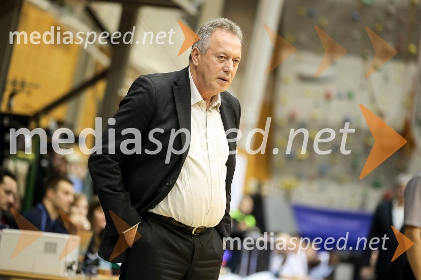 Zmago Sagadin, trener ekipe Nebojše JoksimovičaAll Stars v košarki