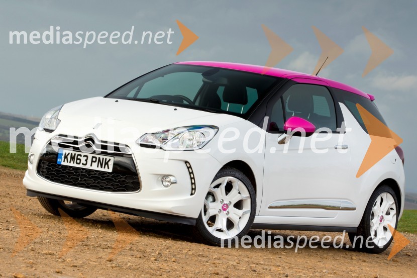 Citroën DS3 Pink&nbsp;Citroën predstavil posebno izdajo DS3 modelov v pink barvi