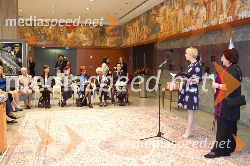 Slovenka leta 2013, sprejem kandidatk v Državnem zboruSlovenka leta 2013, sprejem kandidatk v Državnem zboru