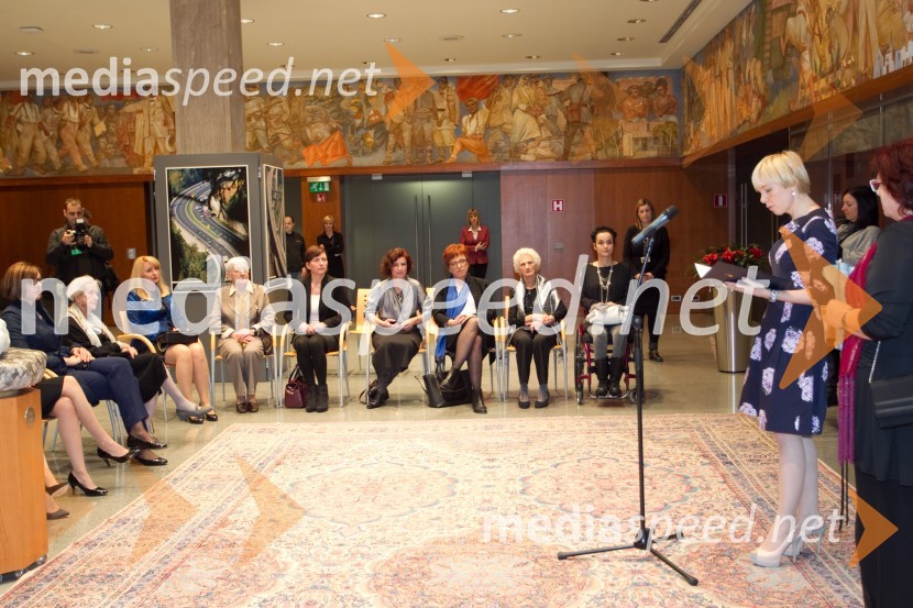 Slovenka leta 2013, sprejem kandidatk v Državnem zboruSlovenka leta 2013, sprejem kandidatk v Državnem zboru