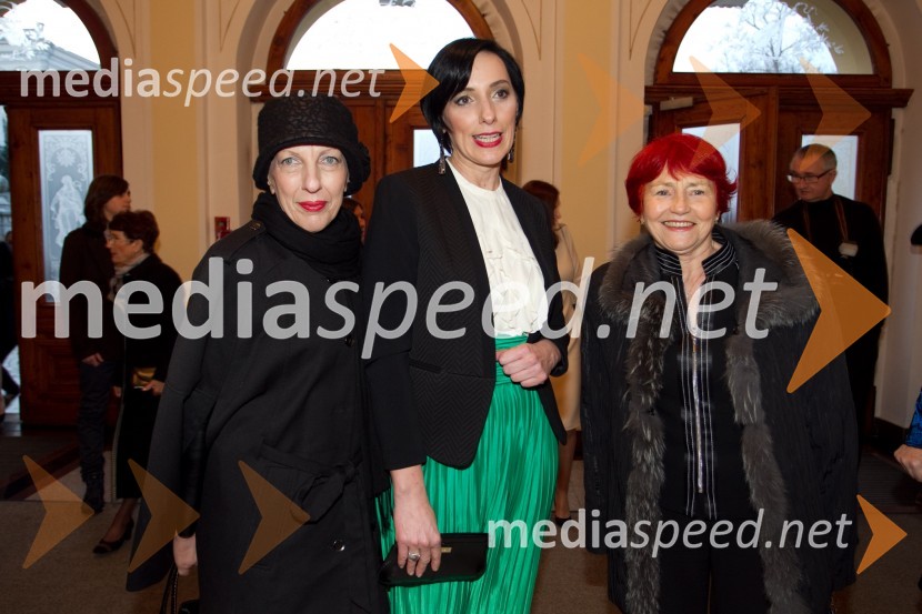 Viktorija Potočnik, direktorica Pionirskega doma; Melita Berzelak, urednica revije Jana; Mojca Senčar, Europa DonnaSlovenka leta 2013 je Eugenija Carl