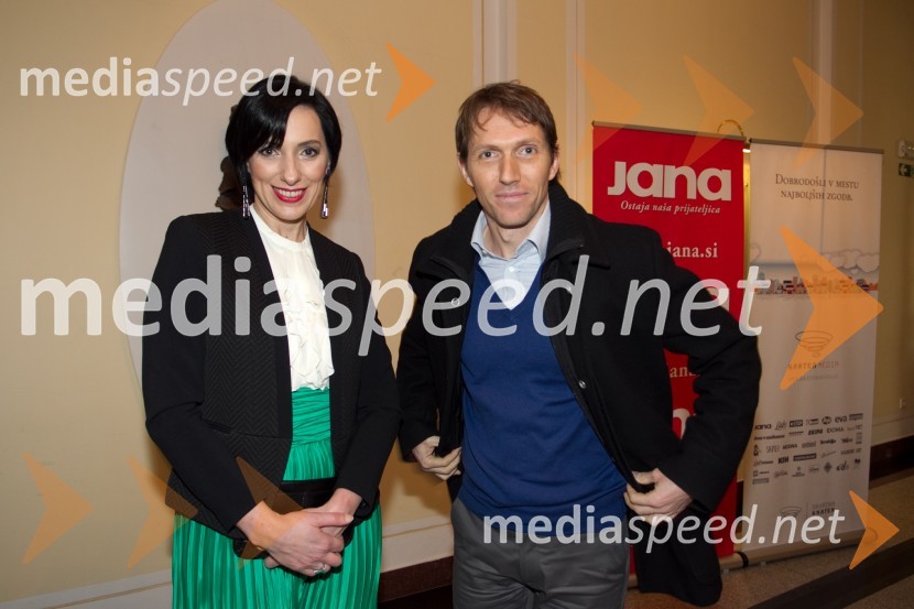 Melita Berzelak, urednica revije Jana; Gregor Repič, izvršni direktor Skupine KraterSlovenka leta 2013 je Eugenija Carl