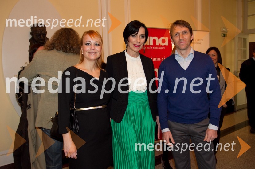 Tanja Škarjot, izvršna urednica uredništev Krater media; Melita Berzelak, urednica revije Jana; Gregor Repič, izvršni direktor Skupine KraterSlovenka leta 2013 je Eugenija Carl