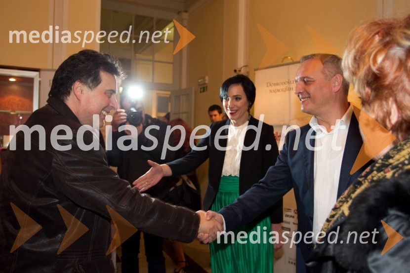 Mitja Bervar, predsednik Državnega sveta RS; Damjan Damjanovič, direktor Slovenske filharmonijeSlovenka leta 2013 je Eugenija Carl