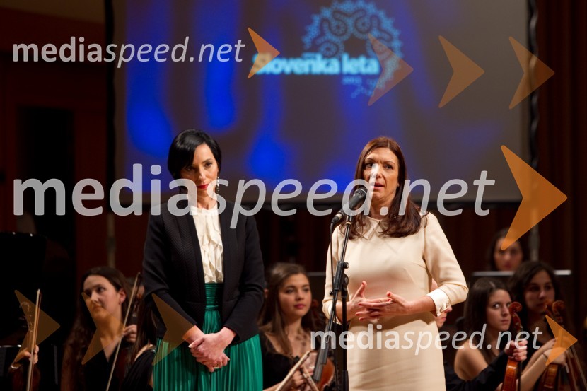 Melita Berzelak, urednica revije Jana; Eugenija Carl, Slovenka leta 2013Slovenka leta 2013 je Eugenija Carl