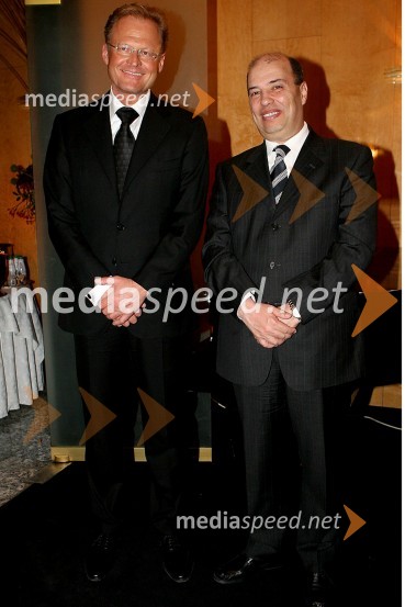 Janez Škrabec, podjetnik in Omar Zniber, veleposlanik kraljevine Maroko na DunajuMaroški večer v restavraciji Maksim