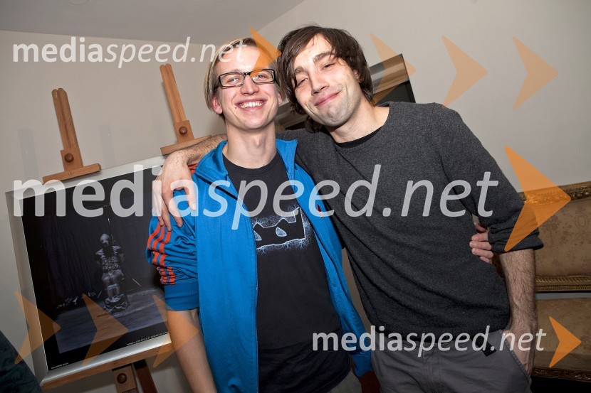 Uroš Kaurin, igralec; Vito Weis, igralecGeneralka za generacijo, premiera predstave, Drama Ljubljana