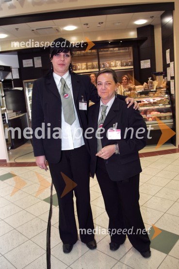 Varnostnici v EuroparkuModna revija v Europarku