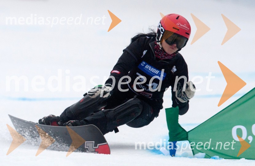  Gloria Kotnik, deskarka na snegu Paralelni veleslalom v deskanju na snegu, tekma za svetovni pokal