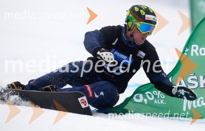  Johann Stefaner, deskar na sneguParalelni veleslalom v deskanju na snegu, tekma za svetovni pokal