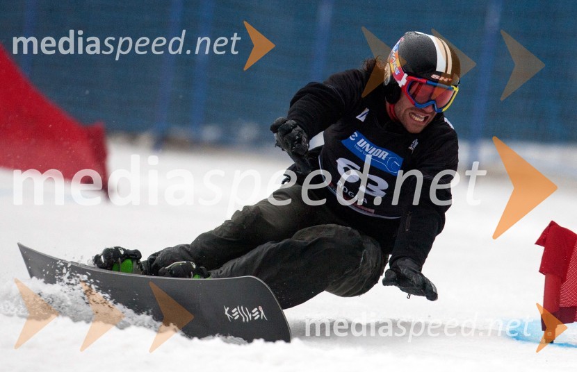  Petr Sindelar, deskar na sneguParalelni veleslalom v deskanju na snegu, tekma za svetovni pokal