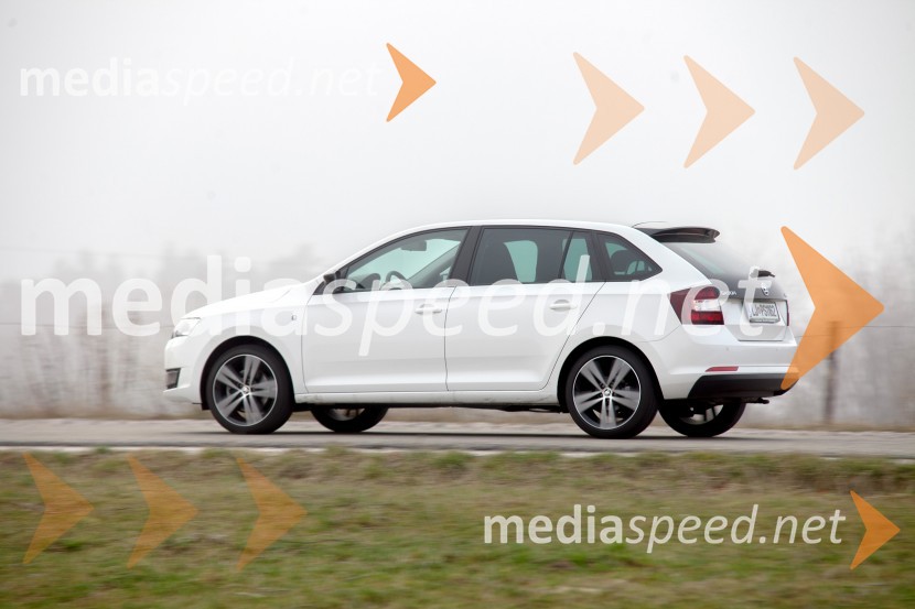 Škoda Rapid Spaceback 1.2 TSI (77 kW) EleganceŠkoda Rapid Spaceback 1.2 TSI (77 kW) Elegance, mediaspeed test