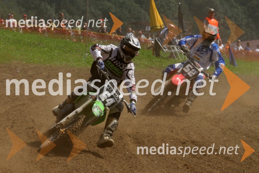 Joel Roelants, Belgija in Markus Eriksson, ŠvedskaMOTOKROS, dirka za evropsko prvenstvo do 125ccm