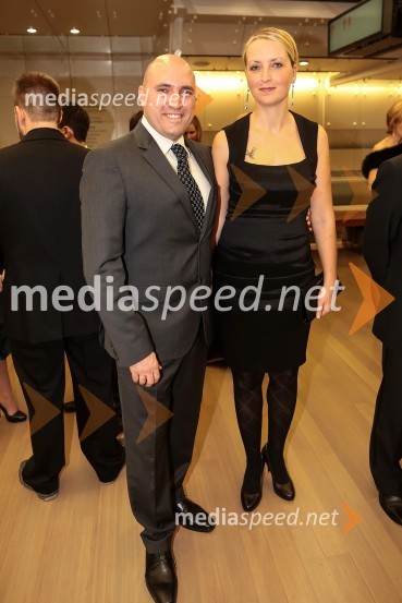  Boštjan Horjak , direktor podjetja Liberty Incentives & Congresses.;  Petra  Horjak Veliki dobrodelni Lions ples 2014