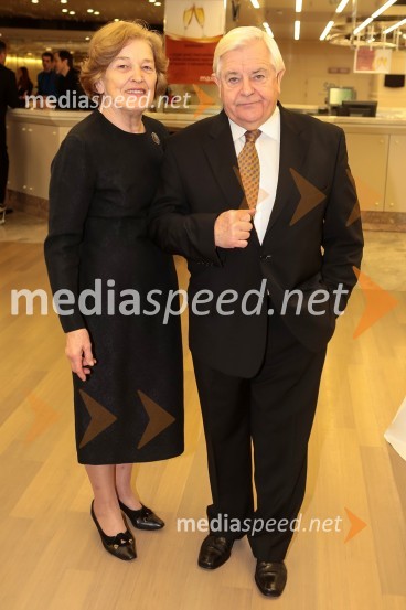  Štefka Kučan;  Milan Kučan, nekdanji predsednik Republike SlovenijeVeliki dobrodelni Lions ples 2014