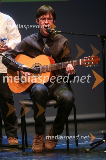  Žiga Bižal, glasbeni mentor varovancev VDC Dolfke BoštjančičVeliki dobrodelni Lions ples 2014