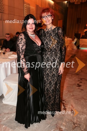  Katja Jurgec Bricman,  Porcelan Catbryur;  Darinka Pavlič Kamien, Telekom SlovenijeVeliki dobrodelni Lions ples 2014