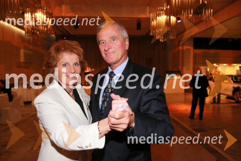  Alenka   Marter, guvernerka Lions Distrikta 129;  Peter MarterVeliki dobrodelni Lions ples 2014