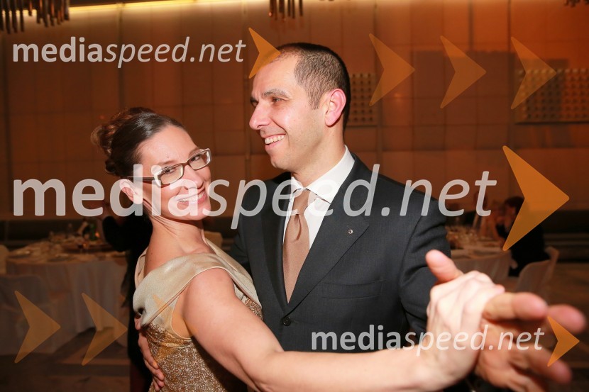  Katja Mlakar, agencija Avi;  Marko  Mlakar, Amrop AdriaVeliki dobrodelni Lions ples 2014