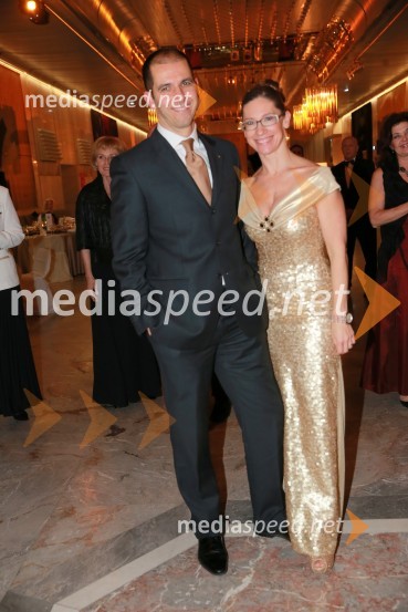  Marko  Mlakar, Amrop Adria;  Katja Mlakar, agencija AviVeliki dobrodelni Lions ples 2014