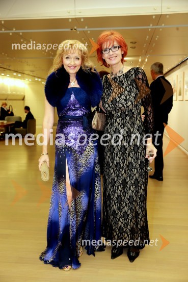  Lilijana Kastelic, oblikovalka;  Darinka Pavlič Kamien, Telekom SlovenijeVeliki dobrodelni Lions ples 2014