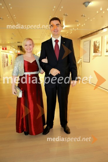  Andreja Šuštaršič Tomšič;  Danilo Tomšič, Telekom SlovenijeVeliki dobrodelni Lions ples 2014