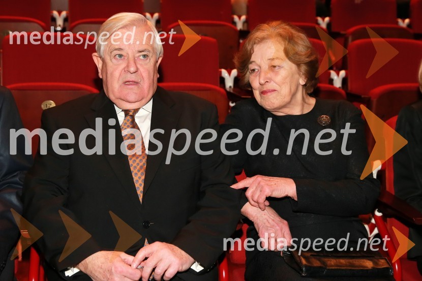  Milan Kučan, nekdanji predsednik Republike Slovenije;  Štefka KučanVeliki dobrodelni Lions ples 2014