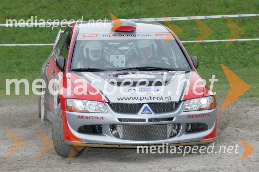 Darko Peljhan in Igor Kacin (Slovenija)RALLY, 3.Škoda rally Maribor