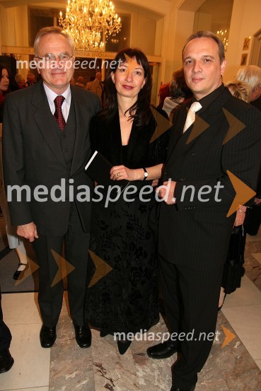 Kristijan Ukmar, ravnatelj SNG Opera in Balet Ljubljana z ženo Branko Ukmar Strmole in ...Premiera opere Faust v SNG Maribor