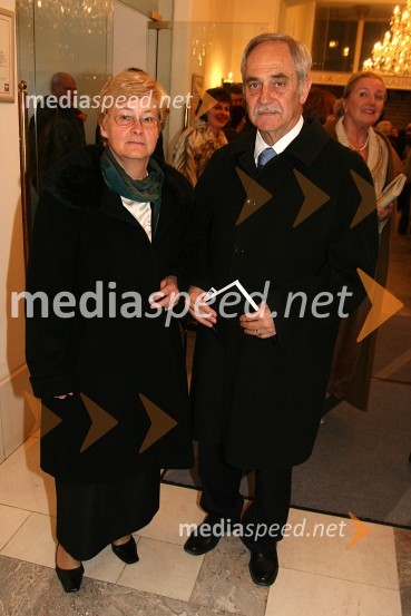 Rudi Moge, poslanec v DZ s soprogo Alojzijo Moge-Čas, odvetnicoPremiera opere Faust v SNG Maribor