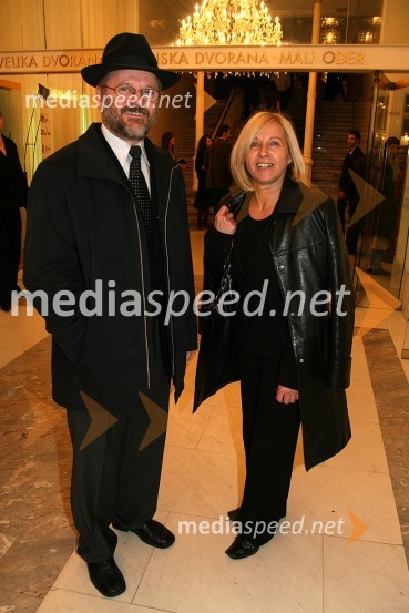 Vili Rezman, župan Ruš z ženo MetkoPremiera opere Faust v SNG Maribor