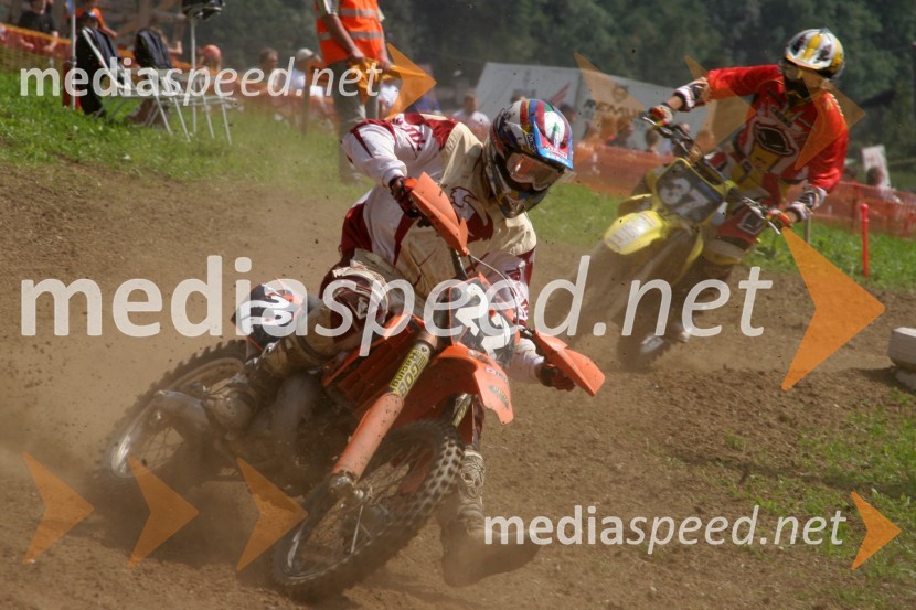 Loic Leonce, Francija in Angelo Pellegrini, ItalijaMOTOKROS, dirka za evropsko prvenstvo do 125ccm