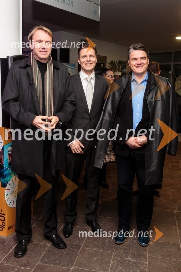  Gregor Golobič, politik; mag. Damjan Kralj, direktor BTC PE Ljubljana;  Miloš Urbanija, UltraBTC praznuje 60 let, slavnostni sprejem