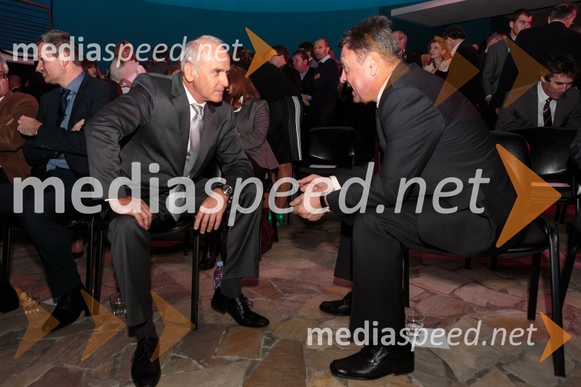  Jože  Mermal, predsednik uprave BTC-ja;  Zoran Janković, župan MOLBTC praznuje 60 let, slavnostni sprejem