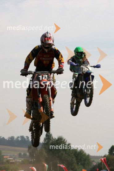 Jan Zembra, Češka in Dennis Verbruggen, Južnafriška republikaMOTOKROS, dirka za evropsko prvenstvo do 125ccm