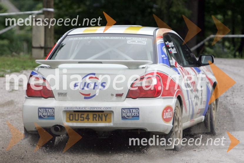 Tomaž Kaučič in Peter Zorenč (Slovenija)RALLY, 3.Škoda rally Maribor