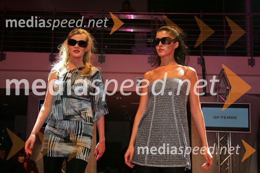 Stančka Šukalo Šeško, manekenka in Mihaela Kukovec, manekenkaPredstavitev kolekcije očal Optike Auer na Porsche Ptujska cesta Maribor