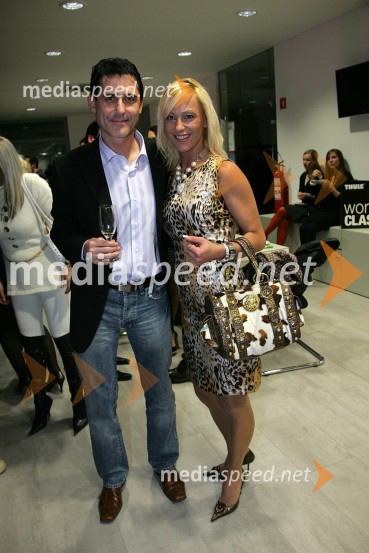 Stojan Auer, Net TV in Darja Lampret, članica uprave Casino MariborPredstavitev kolekcije očal Optike Auer na Porsche Ptujska cesta Maribor