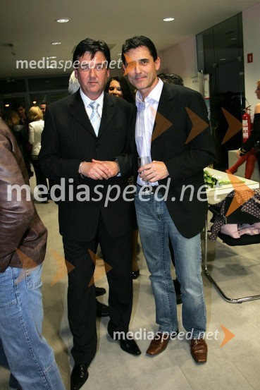 Bojan Auer, lastnik Optike Auer in Stojan Auer, Net TVPredstavitev kolekcije očal Optike Auer na Porsche Ptujska cesta Maribor