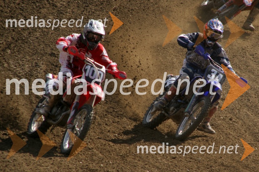 Pier Fillipo Bertuzzo, Italija in Johan Carlsson, ŠvedskaMOTOKROS, dirka za evropsko prvenstvo do 125ccm