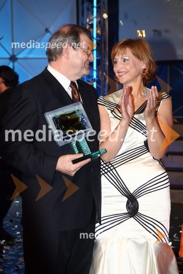 Silvester Polak, urednik in Irena Vide, direktorica in solastnica TV Novo mestoIzbor naj voditelja TV Novo mesto