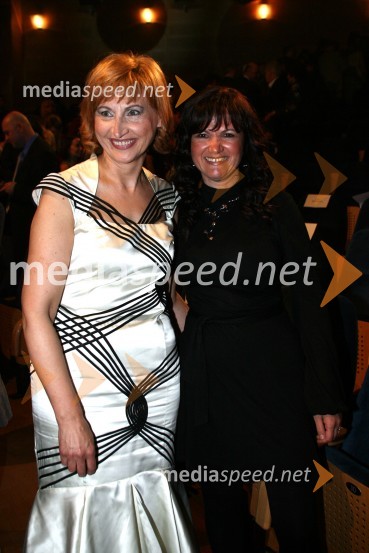 Irena Vide, direktorica in solastnica TV Novo mesto in Gordana Grahek, ministrstvo za prometIzbor naj voditelja TV Novo mesto