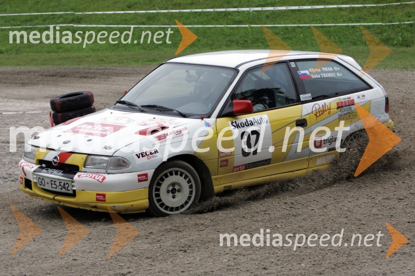 Aljoša Mrak in Saša Trobec (Slovenija)RALLY, 3.Škoda rally Maribor