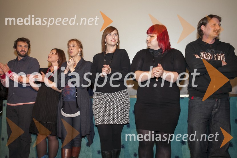  ... ;  ... ;  Mojca Funkl, igralka;  Nina Valič, igralka;  ... ;  ... Panika, premiera slovenskega filma, kino Komuna