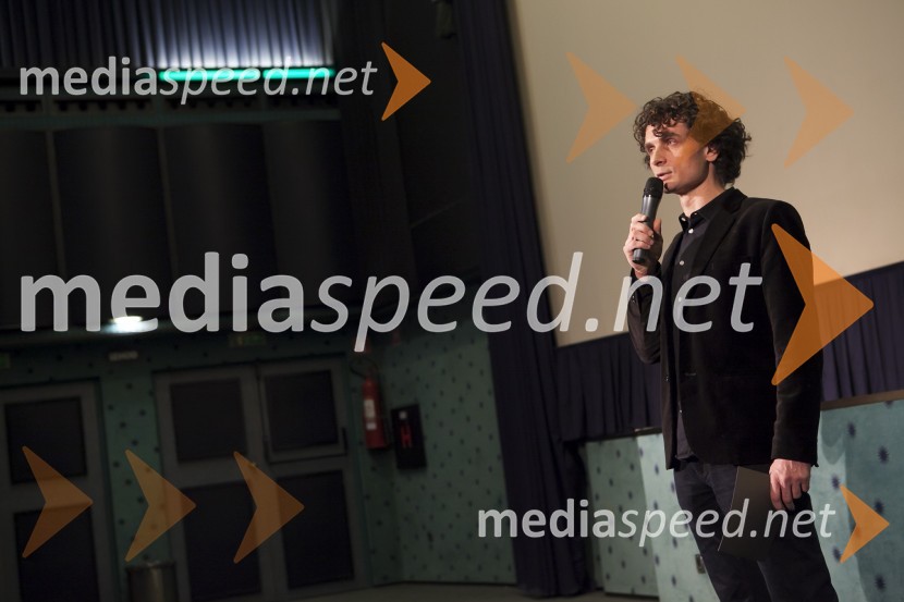  Jure Longyka, moderatorPanika, premiera slovenskega filma, kino Komuna