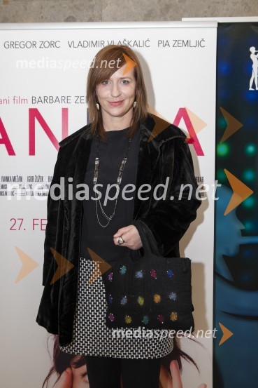 Nina Valič, igralkaPanika, premiera slovenskega filma, kino Komuna