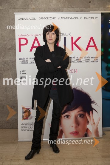  Janja Majzelj, igralkaPanika, premiera slovenskega filma, kino Komuna