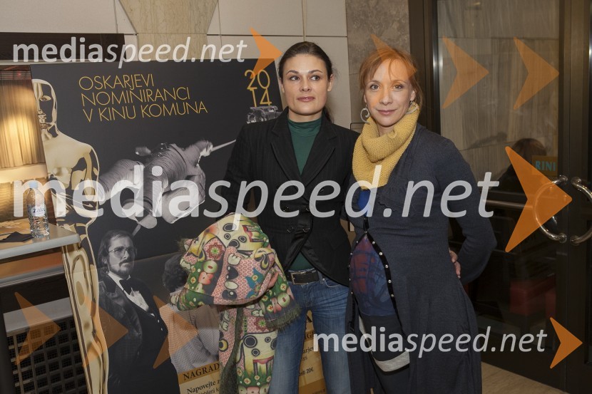  Pia Zemljič, igralka;  Mojca Funkl, igralkaPanika, premiera slovenskega filma, kino Komuna
