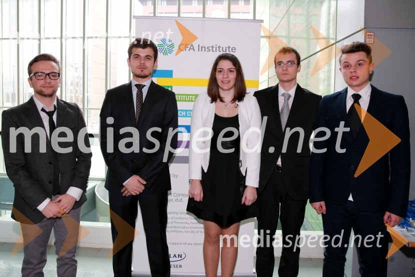 Člani ekipe Sv. Ciril in Metod, Ekonomska fakulteta SkopjeCFA Institute Research Challenge Slovenija