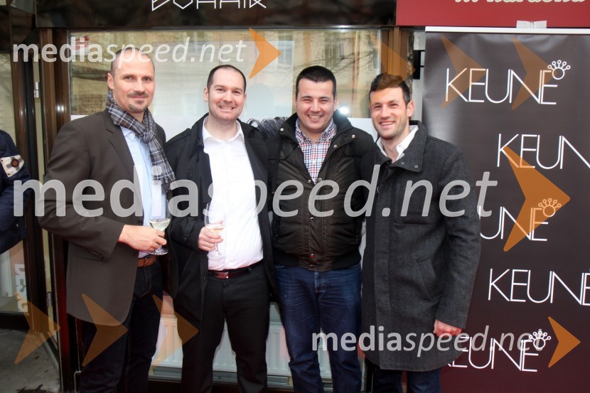  ... ;  Boštjan Jagrinec, frizerski salon Buhair;  ... ;  ... Otvoritev frizerskega salona Buhair z igralci NK Maribor in predstavniki Keune
